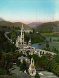 CPA Lourdes la Basilique et le Gave Monument Interallie 