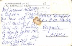 CPA Capvern les Bains H Pyr le Parc de l'Etablissement de Bains 