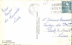 CPA Lourdes la Vierge Couronnee 