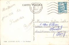 CPA Lourdes H P la Basilique 