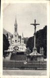 CPA Lourdes la Basilique et Calvaire Breton 