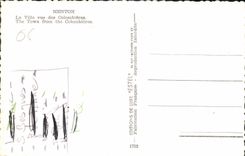 CPA Menton la Ville vue des Colombieres 