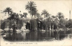 CPA Nice la Cascade du Jardin Public 