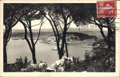 CPA Cote d'Azur Artistique nice vue entre les Pins 