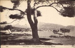 CPA Menton vue generale prise du cap Martin 