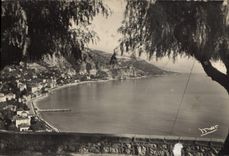 CPA Frontiere Franco Italienne Menton Garavan 