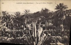 CPA Cannes Alpes Maritimes vue sur le Mont Chevalier 