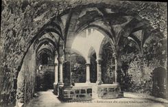 CPA Cannes Interieur du Vieux Chateau St Honorat 