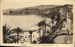 CPA Cannes La Croisette et le Mont Chevalier 