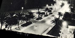 CPA Nice la nuit La Baie des Anges 