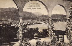 CPA Nice Baie des Anges entre les fleurs 