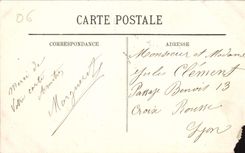 CPA Nice La Place Massena Tramway