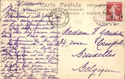 CPA Menton Cap Ferrat un Sous bois 