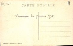 CPA Gourdon A M Ligne du Sud de la France Chemin du Paradis 