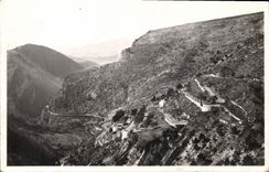 CPA La Douce France Cote d'Azur Les Lacets de Braus Route de Nice a Sospel 