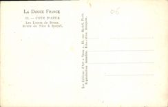CPA La Douce France Cote d'Azur Les Lacets de Braus Route de Nice a Sospel 