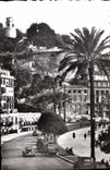 CPA Nice A M Ascenseur du Chateau vue de la Montee Lesage la Tour Bellanda et a gauche la tourelle d