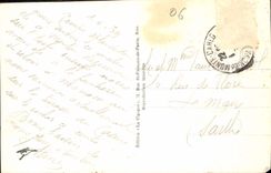 CPA Monaco Le Rocher vue prise de la moyenne Corniche 