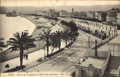 CPA Nice Vue sur la Promenade du Midi et les Ponchettes 