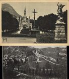 CPA Lourdes l'Esplanade et la Basilique 