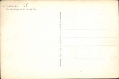 CPA Lourdes la Basilique et le Pic du Jer 