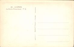 CPA Lourdes La Grotte Miraculeuse 