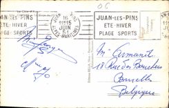 CPA La Cote d'Azur Cannes La Plage du 