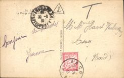 CPA Lourdes La Vierge de la Grotte 