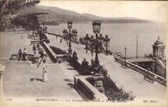 CPA Monte Carlo les Terrasses du Casino et le Cap Martin 