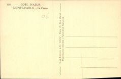CPA Cote d'Azur Monte Carlo le Casino 
