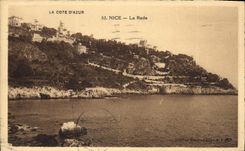 CPA La Cote d'Azur Nice La Rade 