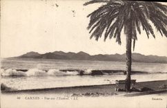 CPA Cannes Vue sur l'Esterel 