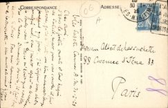 CPA Cannes Vue sur l'Esterel 