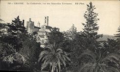 CPA Grasse la Cathedrale vue des Nouvelles Terrasses 