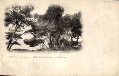 CPA Environs de Cannes L'Ile Saint Honorat 