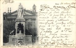 CPA Nice Monument de Garibaldi 