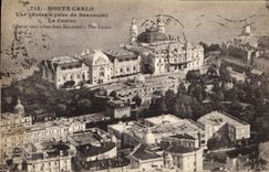 CPA Monte Carlo Vue generale prise de Beausoleil le Casino 
