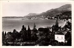 CPA Menton Vue prise de la Frontiere Italienne 