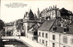 CPA Loches I et L la Tour des Cordeliers et le Chateau Renaissance XIII et XV siecles dit Logis du R