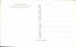 CPA La Cote d'Azur Cannes Ile St Honorat Monastere fortifie du XI 