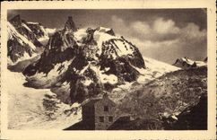 CPA Chamonix Cabane du Requi et Aiguille du Geant 