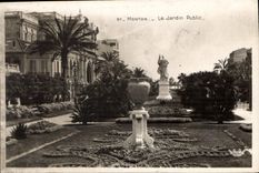 CPA Menton Le Jardin Public 