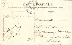 CPA Nice Jardins des Palmiers La Fontaine des Amours 