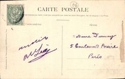 CPA Gourdon A M Ligne du Sud de la France 