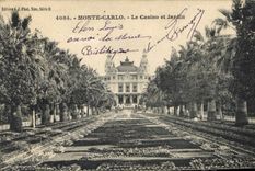 CPA Monte Carlo Le Casino et Jardin 