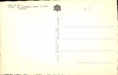 CPA Nice A M La Cathedrale Russe le Parc Imperial Russie Russia