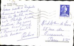 CPA La Cote d'Azur Cannes vue generale 