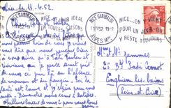 CPA Nice A M Un coin des Jardins 