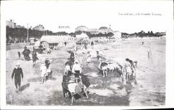 CPA Royan Les enfants a la Grande Conche 
