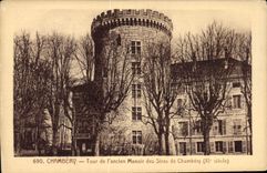 CPA Chambery Tour de l'ancien Manoir des Sires de Chambery XI siecle 